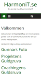 Mobile Screenshot of harmonit.se