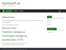 Tablet Screenshot of harmonit.se